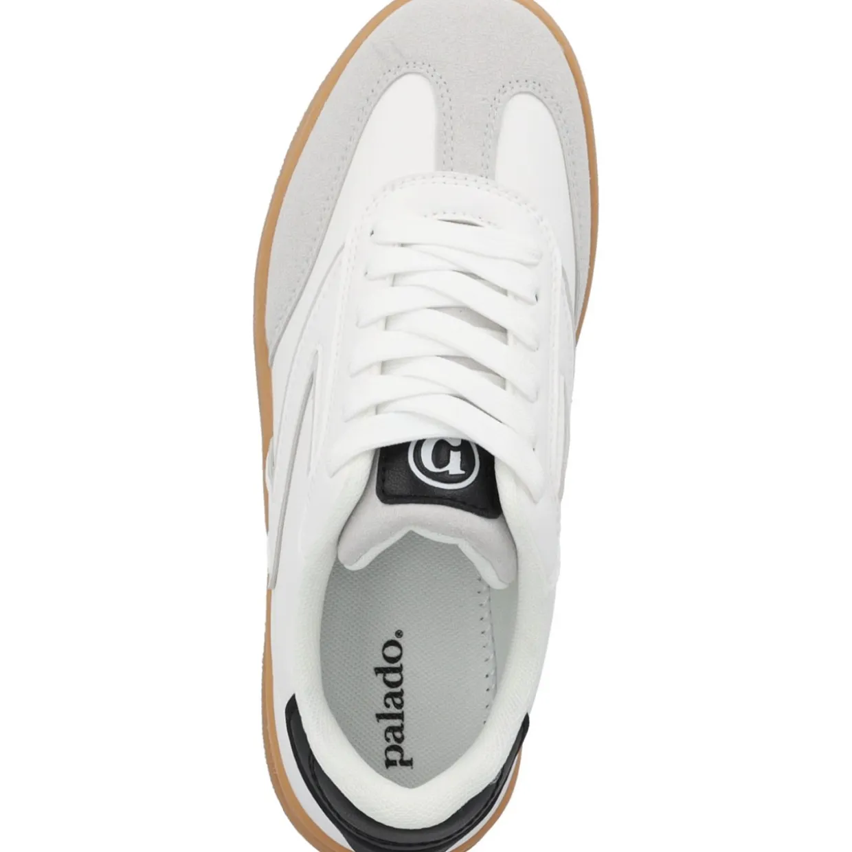 Palado Valcis, Sneakers Low, Damen, Weiß/Grau