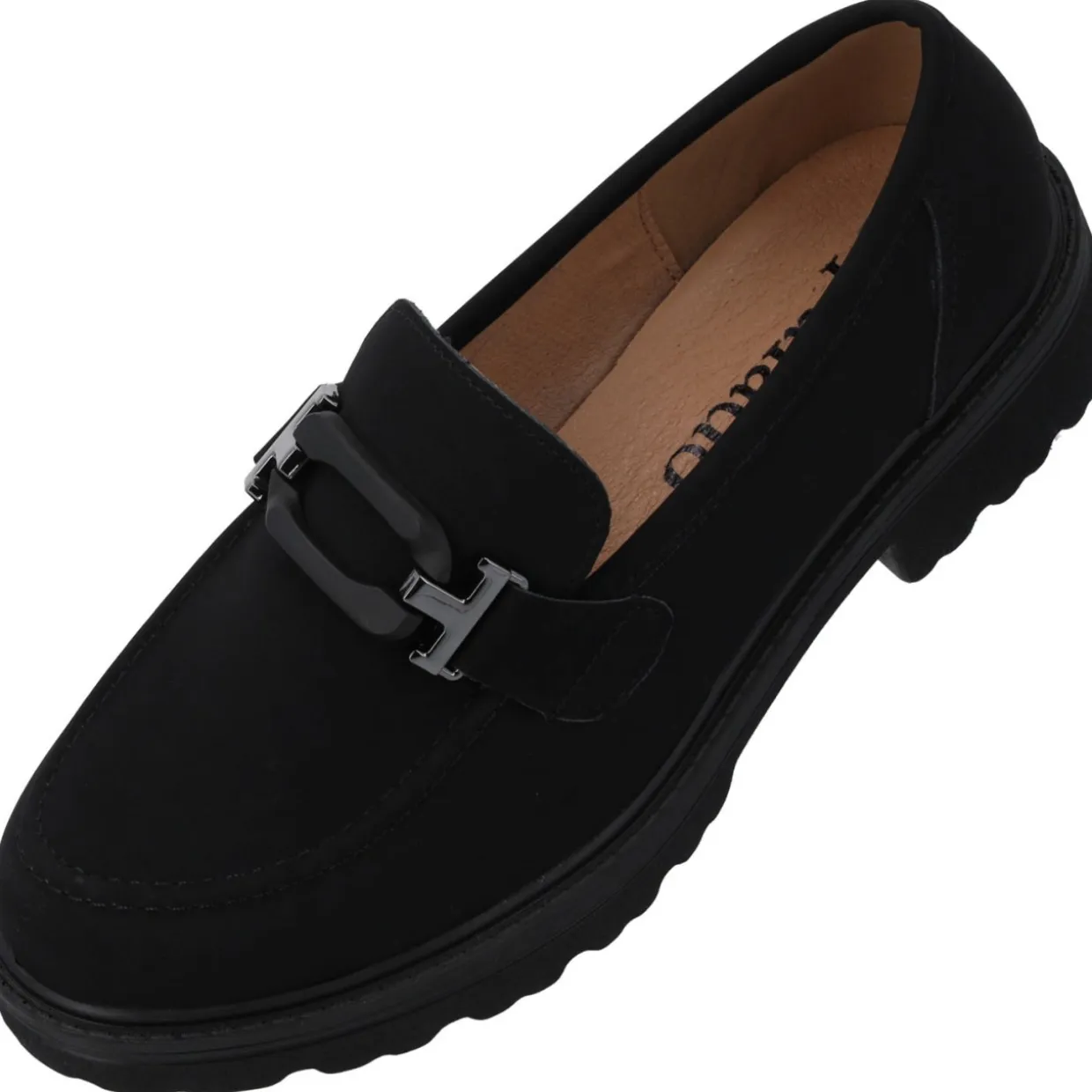 Palado Xesta, Loafers, Damen, Schwarz Samt