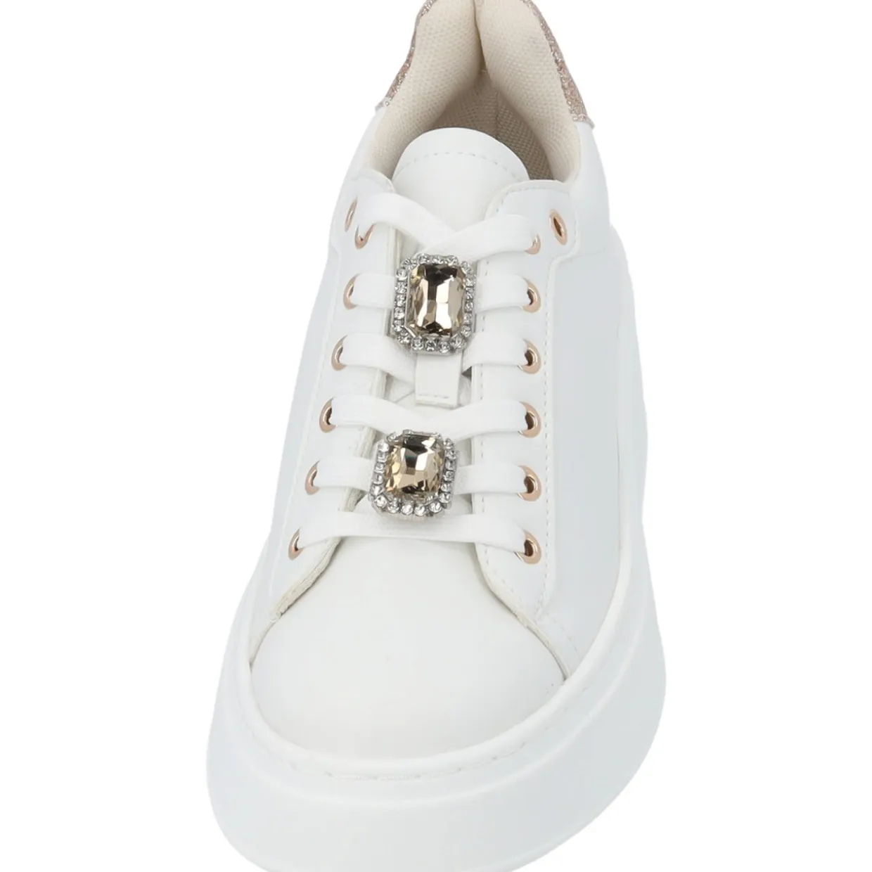 Palado Yellar by Sila Sahin, Sneakers Low, Damen, Weiß/Gold