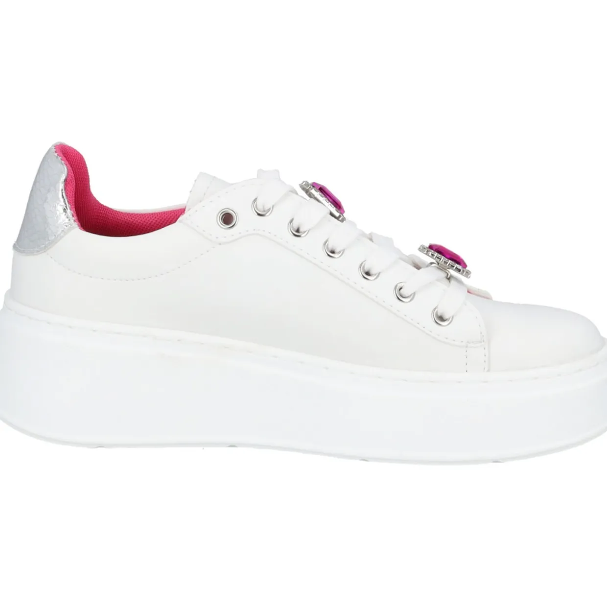 Palado Yellar by Sila Sahin, Sneakers Low, Damen, Weiß/Pink