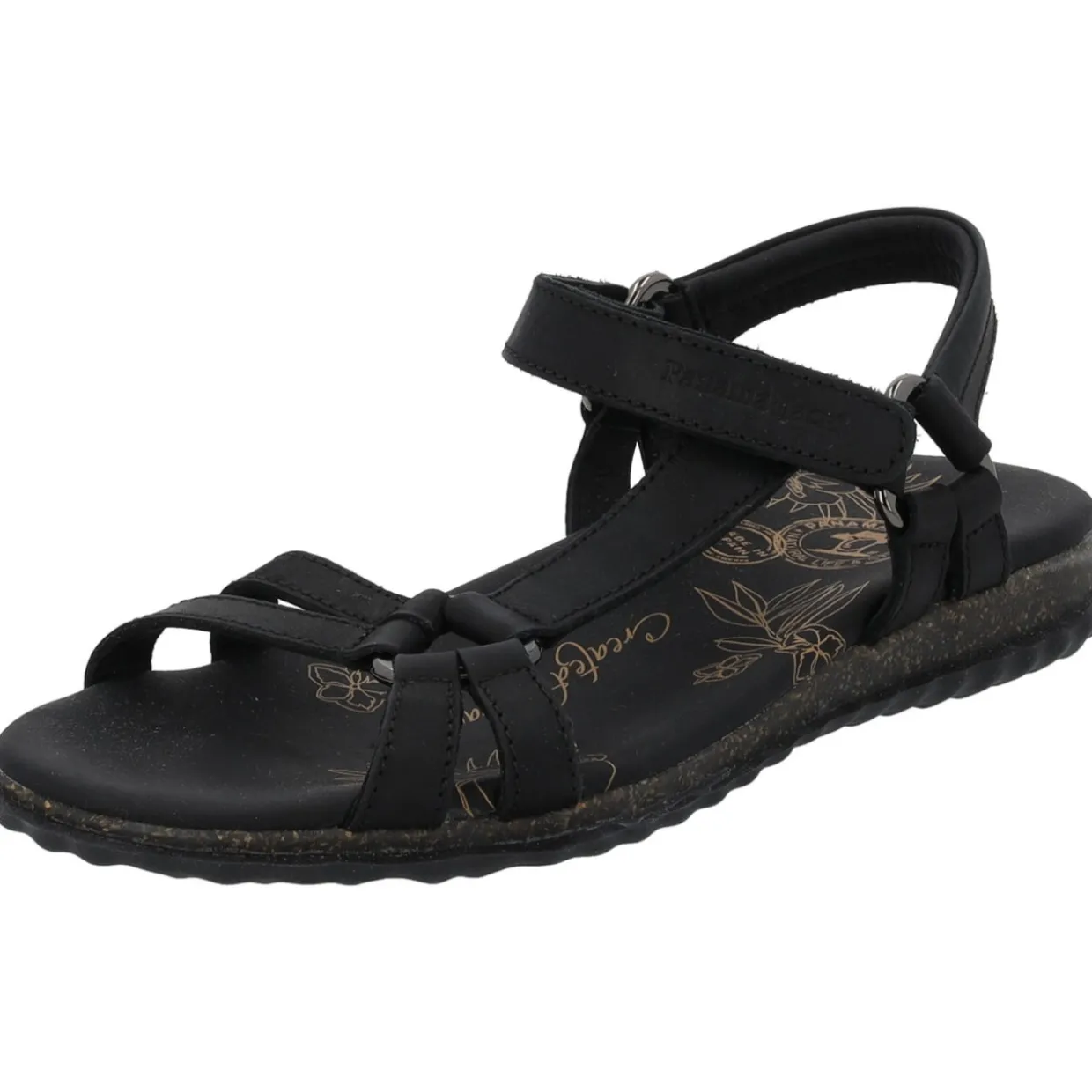 Panama Jack Caribel Basics B, Keilsandaletten, Damen, negro black