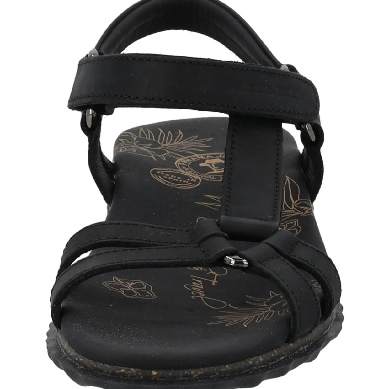 Panama Jack Caribel Basics B, Keilsandaletten, Damen, negro black