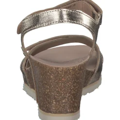 Panama Jack Julia Shine B, Keilsandaletten, Damen, oro gold