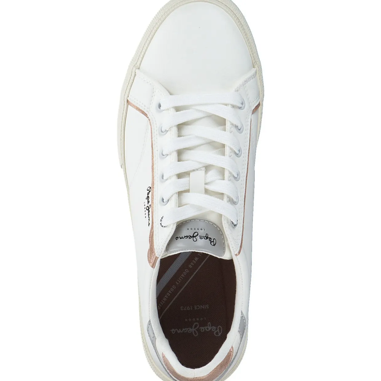 Pepe Jeans PLS31560, Schnürschuhe, Damen, white