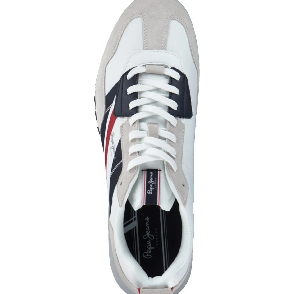 Pepe Jeans PMS30944, Schnürschuhe, Herren, white