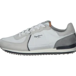 Pepe Jeans PMS30728, Sneakers Low, Herren, factory white