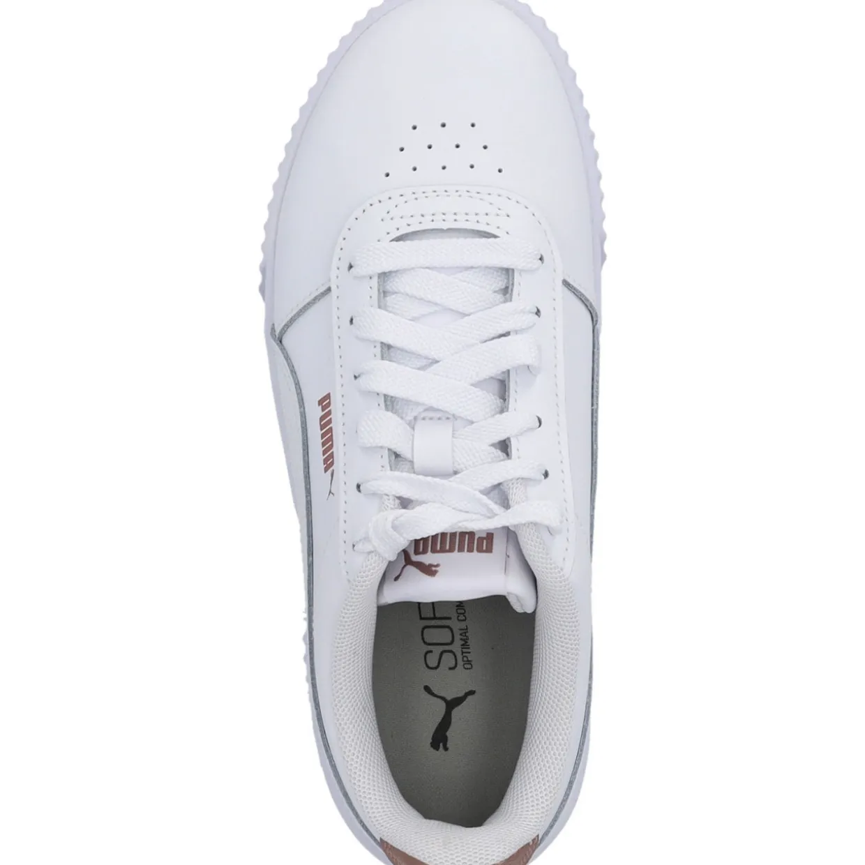 Puma Carina RG 373081, Sneakers Low, Damen, Weiß (White/Rose)