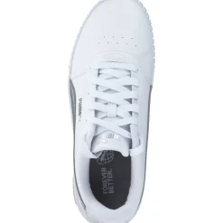 Puma Carina 2.0 Space Metallics 389387, Schnürschuhe, Damen, white/matte silver