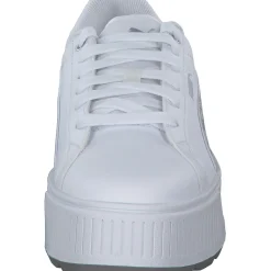 Puma Karmen Space Metallics 389396, Schnürschuhe, Damen, white/matte silver