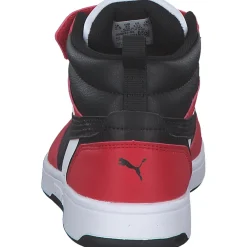 Puma 393832/003 Rebound V6 Mid AC+PS, Stiefel, Kinder, puma white-puma black-for all