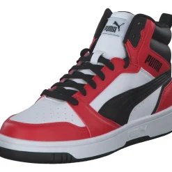 Puma Rebound v6 Mid Jr. 393831, Stiefel, Rot