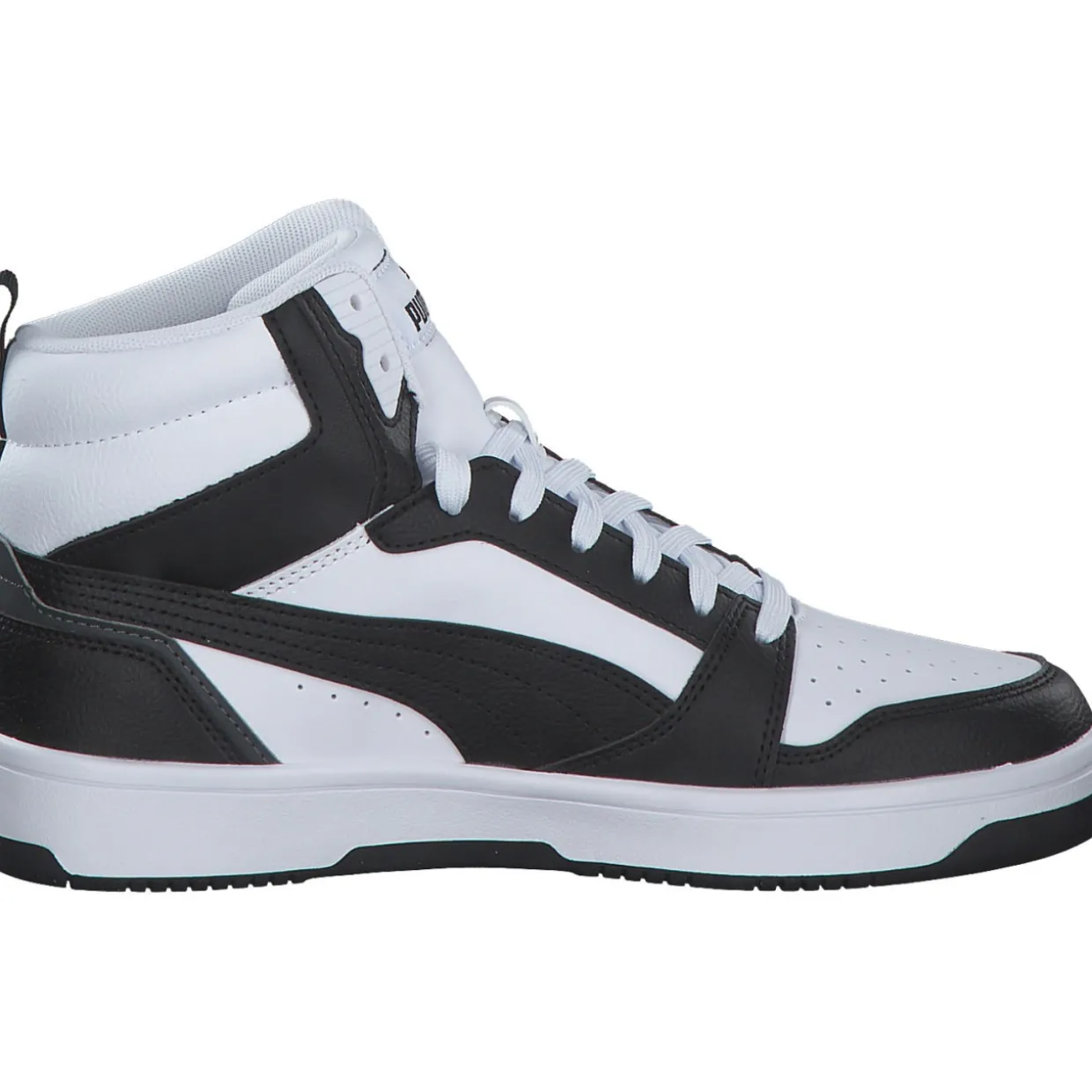 Puma Rebound v6 Mid Jr. 393831, Stiefel, Schwarz