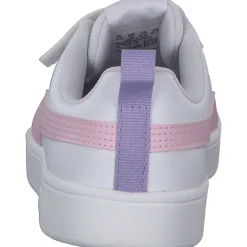 Puma Rickie AC PS 385836 W, Sneakers Low, Kinder, puma white-pearl pink-vivid vi