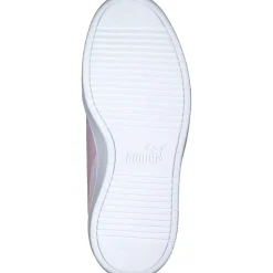 Puma Rickie AC PS 385836 W, Sneakers Low, Kinder, puma white-pearl pink-vivid vi