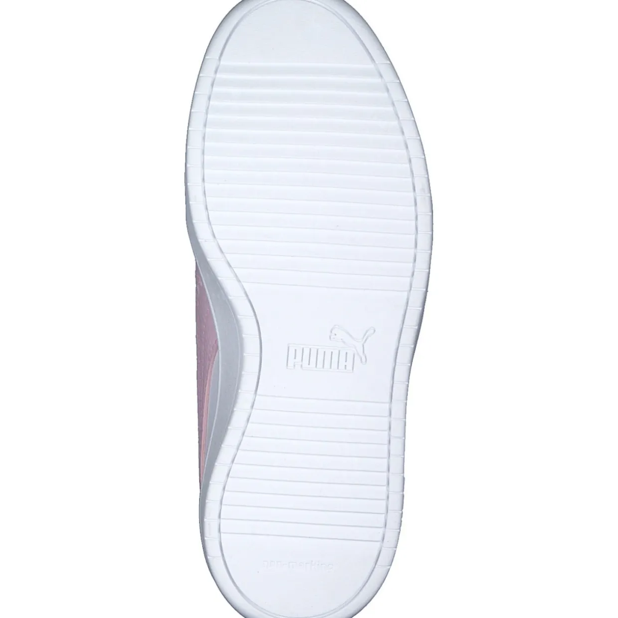 Puma Rickie AC PS 385836 W, Sneakers Low, Kinder, puma white-pearl pink-vivid vi