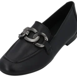 Remonte D0K09, Mokassins, Damen, Schwarz