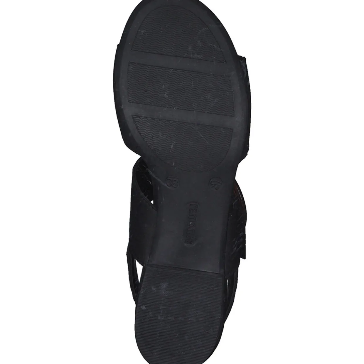 Remonte D0P53, Keilsandaletten, Damen, schwarz/schwarz