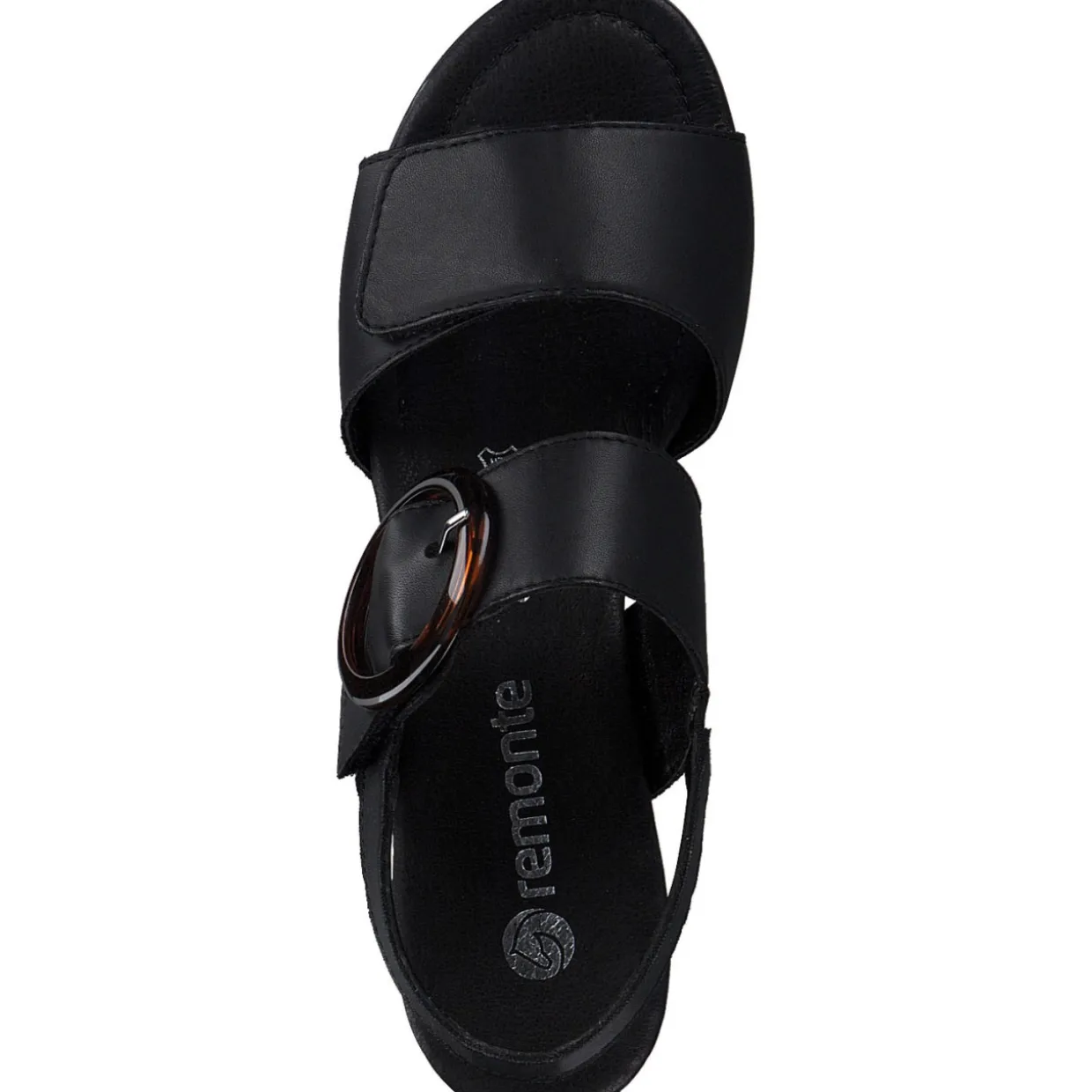 Remonte D0P53, Keilsandaletten, Damen, schwarz/schwarz