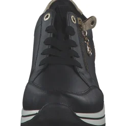 Remonte D0T03, Schnürschuhe, Damen, Schwarz