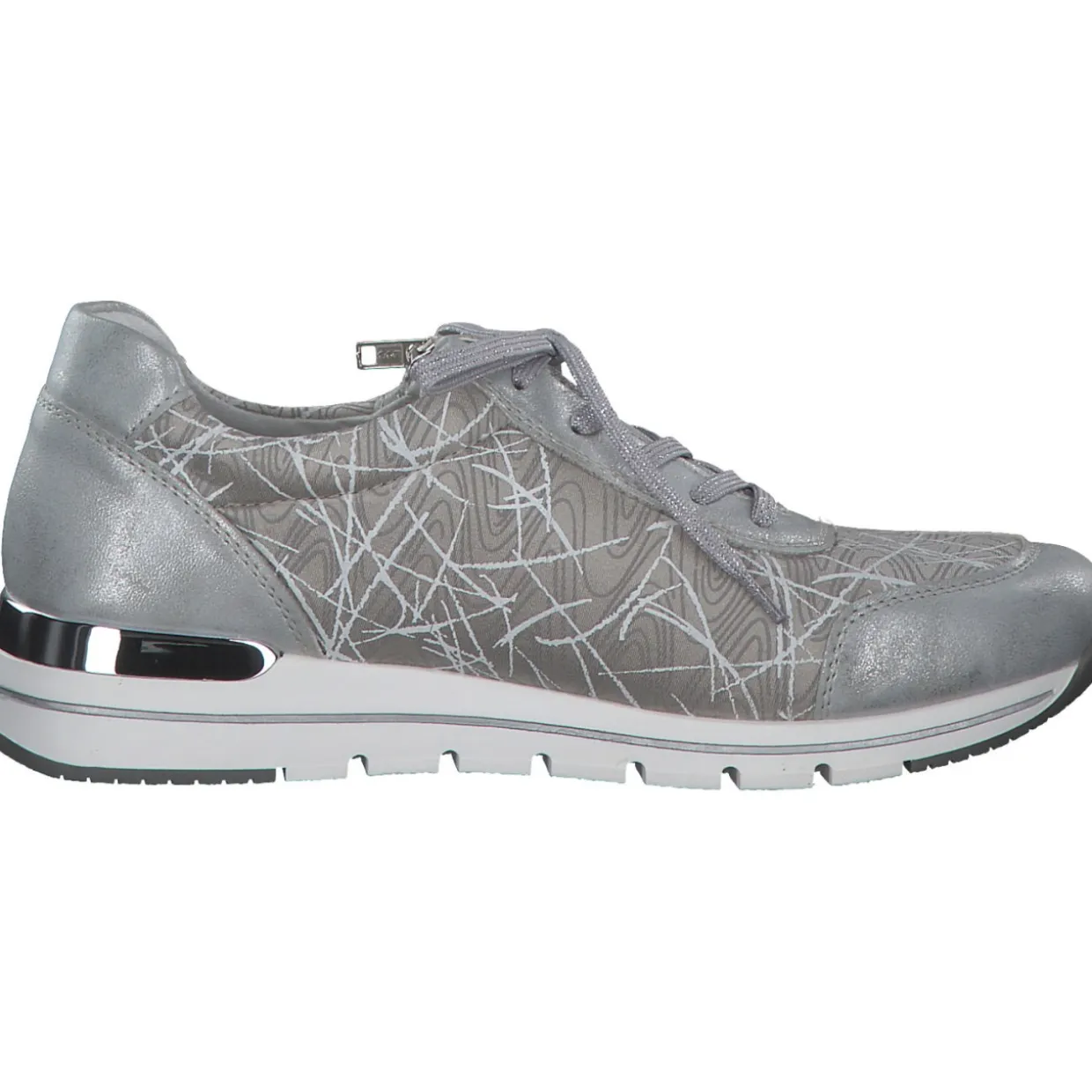 Remonte R6700, Schnürschuhe, Damen, ice/perlcloud/hellgrau-bianco