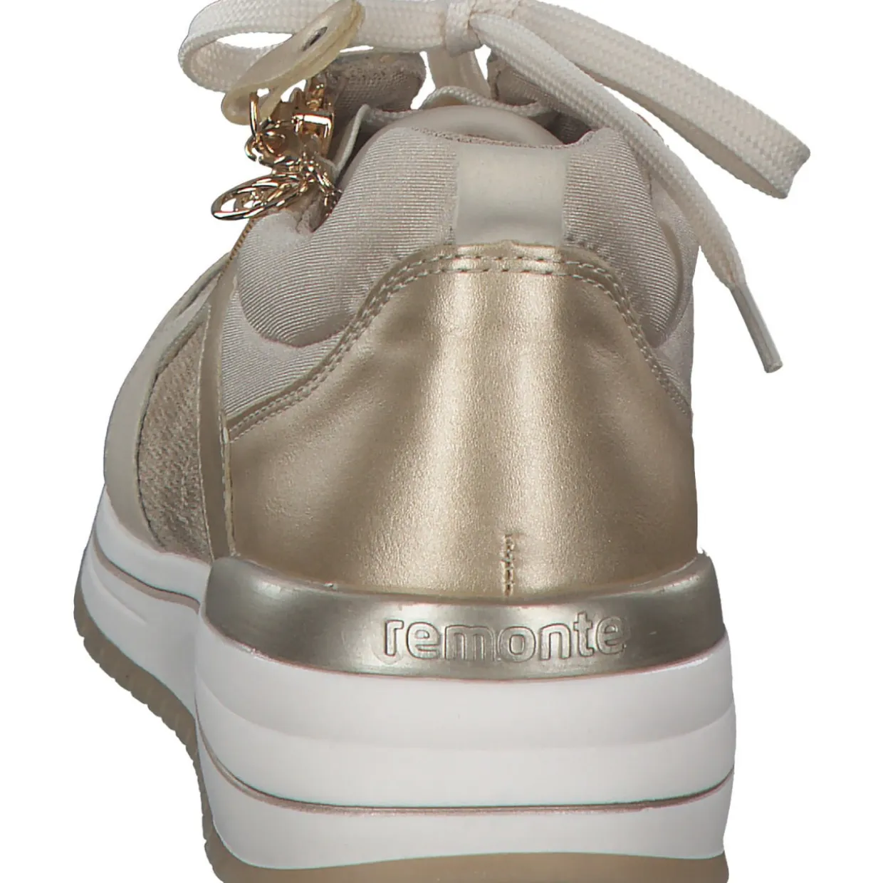 Remonte R3702, Schnürschuhe, Damen, pebble/muschel/lightgold/perlc