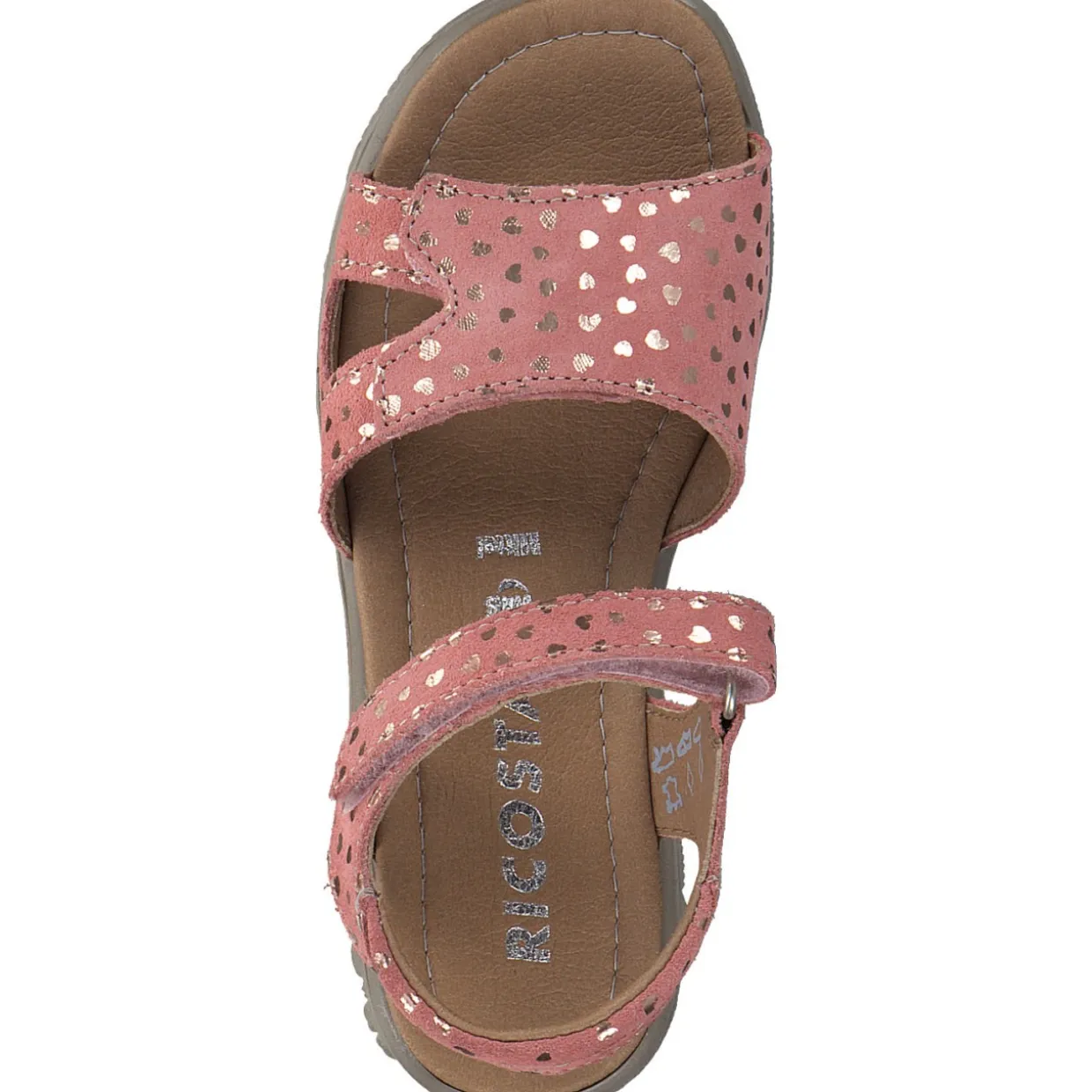 Ricosta Moni 6400202, Sandalen (Kinder), Kinder, strawberry