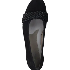 Rieker L9358, Ballerinas, Damen, schwarz/black