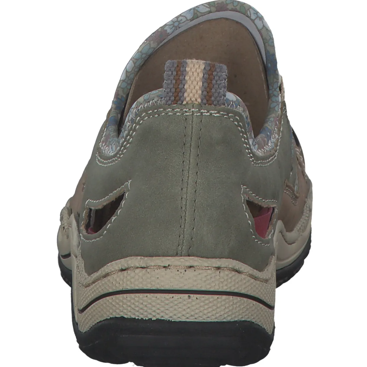 Rieker L0539, Slipper, Damen, liane/schilf/shell/kornblume