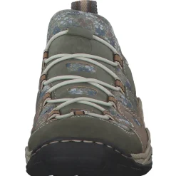 Rieker L0539, Slipper, Damen, liane/schilf/shell/kornblume