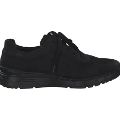 Rieker M0031, Schnürschuhe, Damen, schwarz/schwarz/schwarz