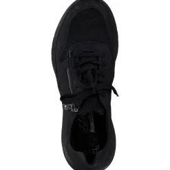 Rieker M0031, Schnürschuhe, Damen, schwarz/schwarz/schwarz