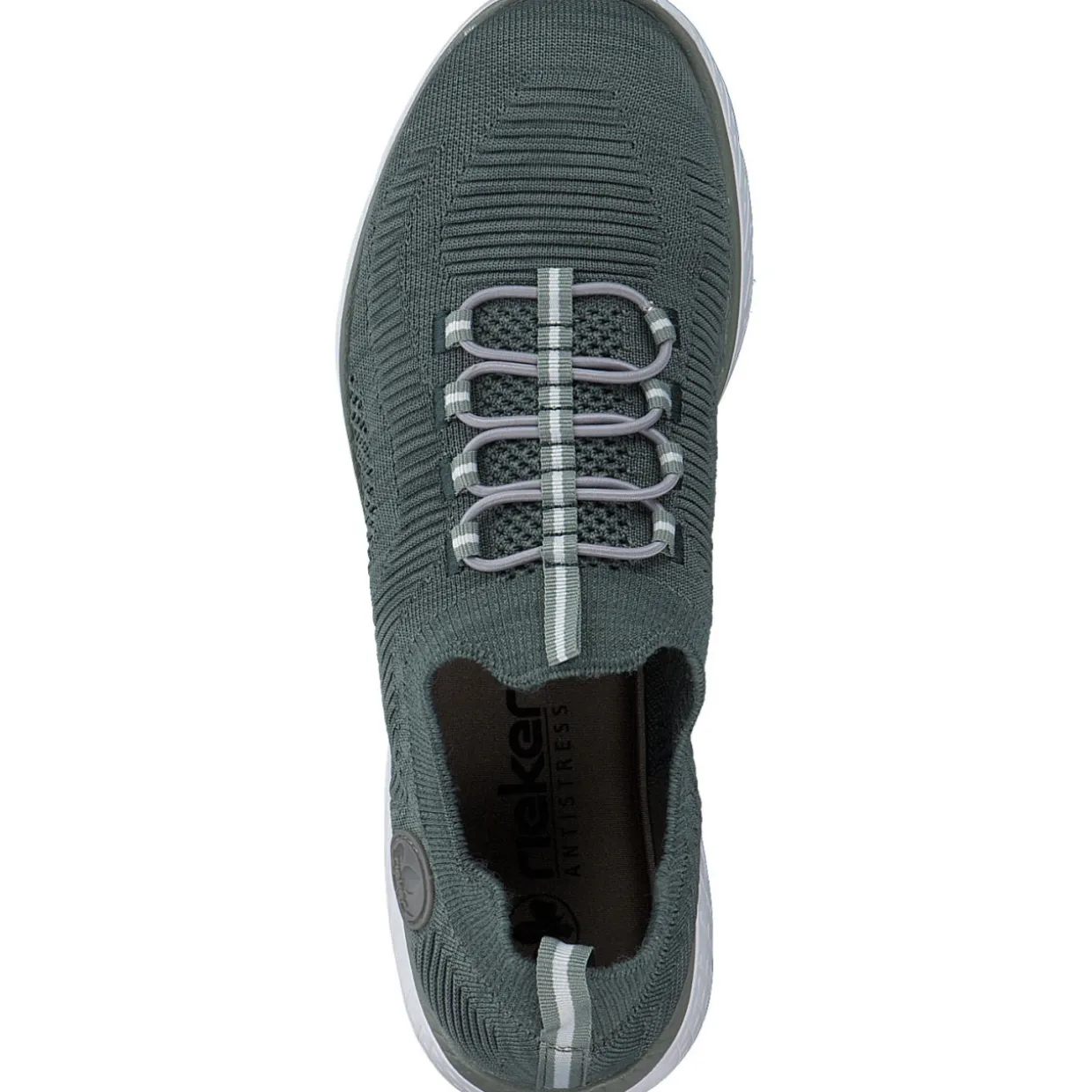 Rieker M5074, Slip-On-Sneaker, Damen, Grün