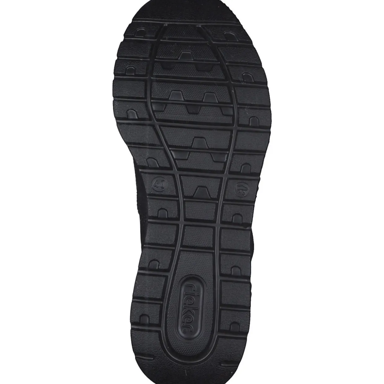 Rieker M6053, Slip-On-Sneaker, Damen, schwarz/schwarz/schwarz