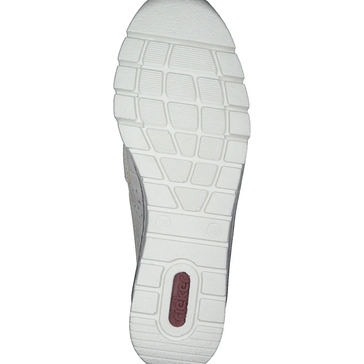 Rieker N3356, Slipper, Damen, offwhite/porzellan