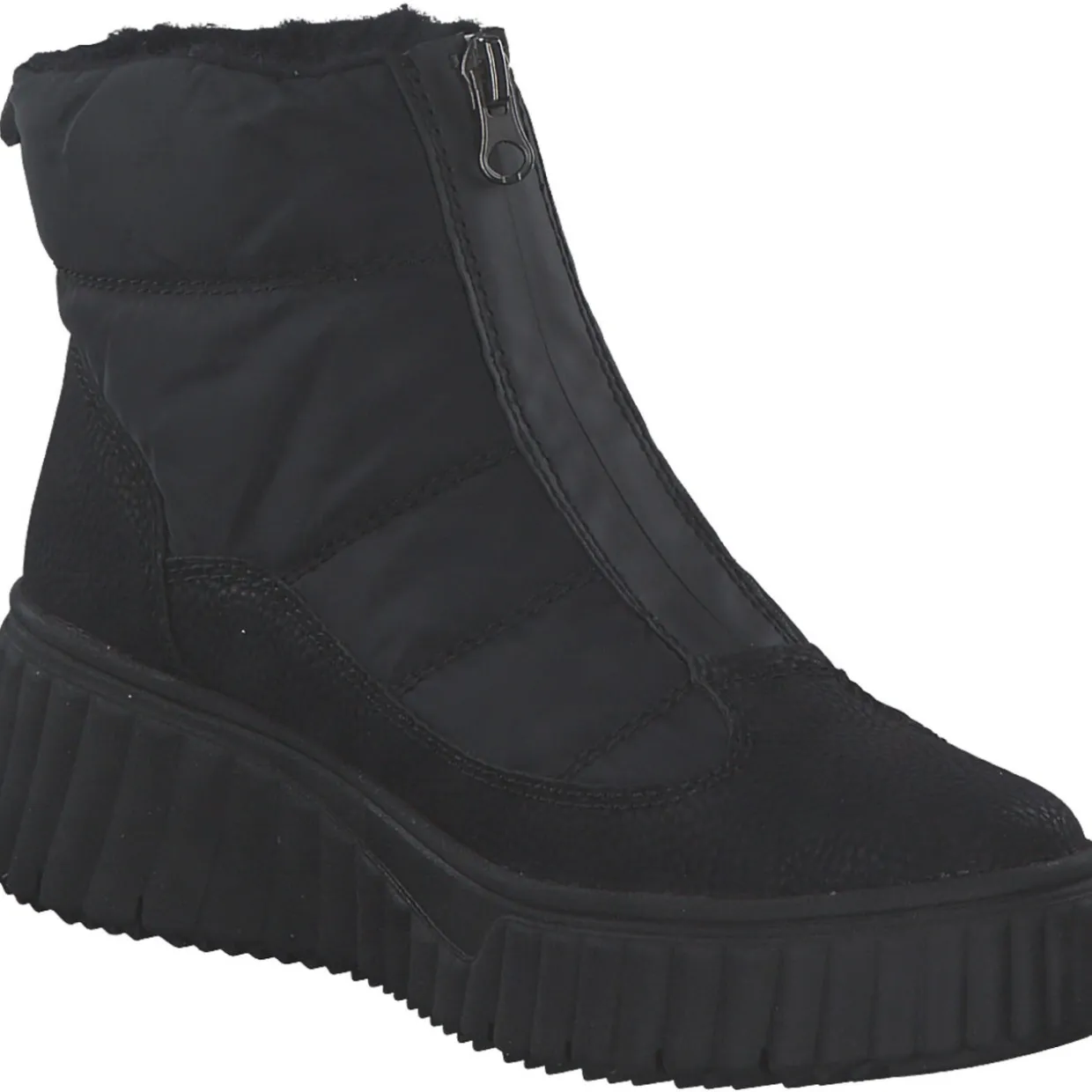 Rieker N2550-00, Winterstiefel, Damen, Schwarz/Schwarz