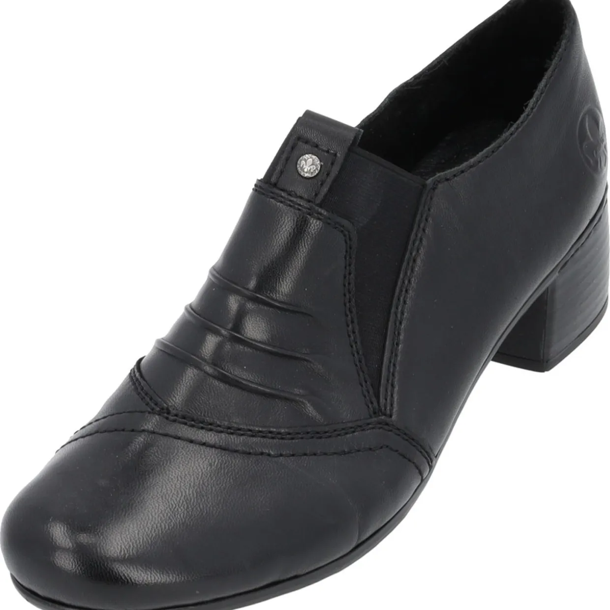 Rieker 41657, Pumps, Damen, schwarz/schwarz