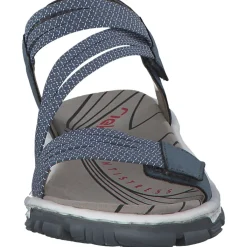 Rieker 68871, Sandalen, Damen, Blau - Marineblau
