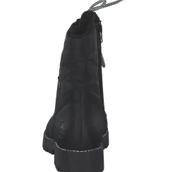 Rieker 78520, Schnürstiefel, Damen, schwarz/schwarz