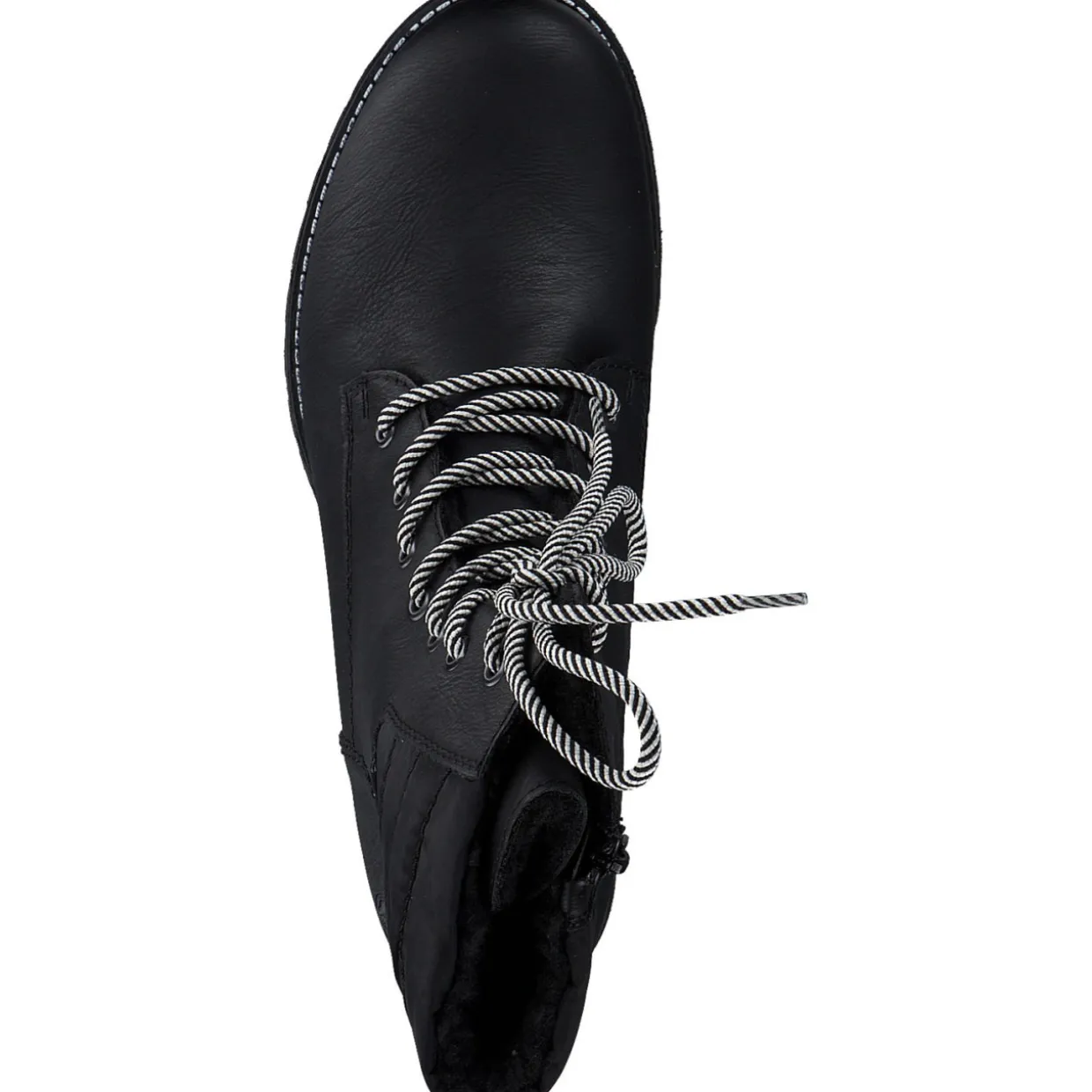 Rieker 78520, Schnürstiefel, Damen, schwarz/schwarz