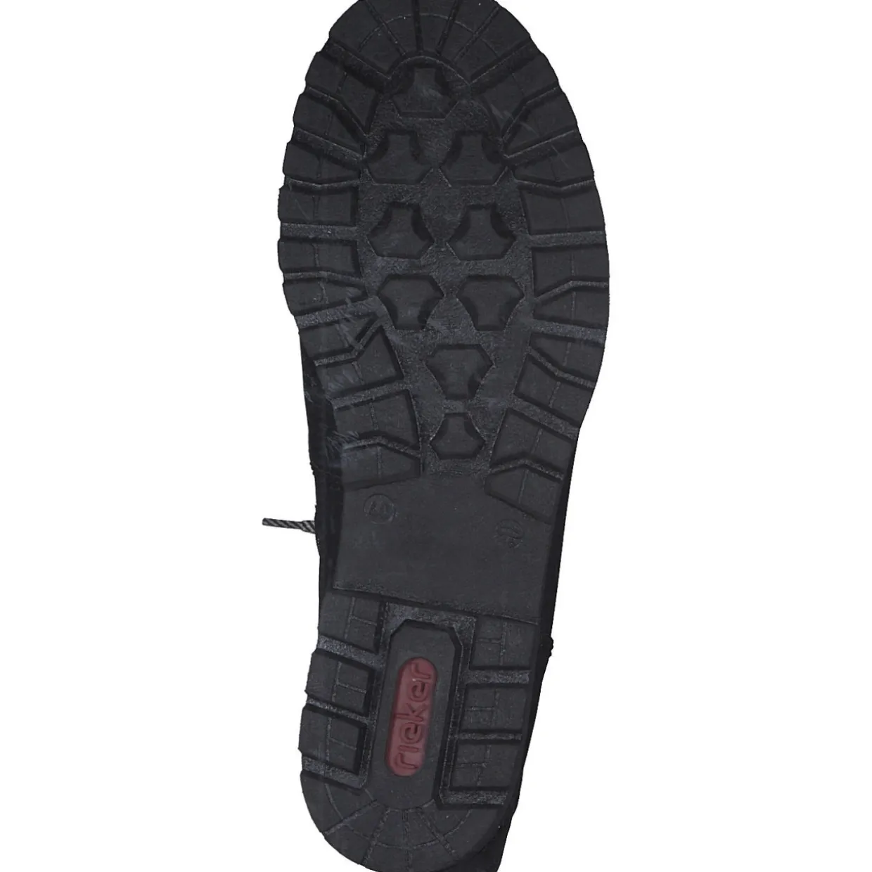 Rieker 78520, Schnürstiefel, Damen, schwarz/schwarz