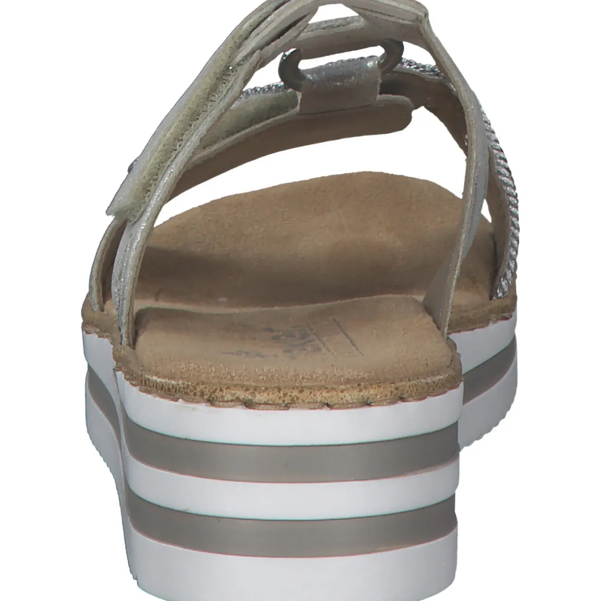 Rieker V02K3, Pantoletten & Badeschuhe, Damen, Silber