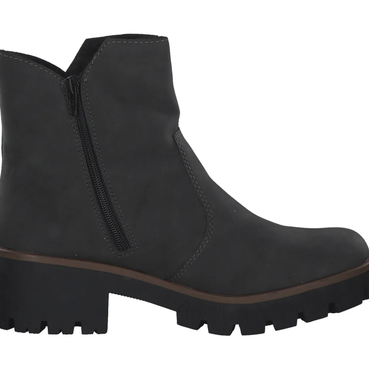 Rieker 79261, Winterstiefeletten, Damen, anthrazit