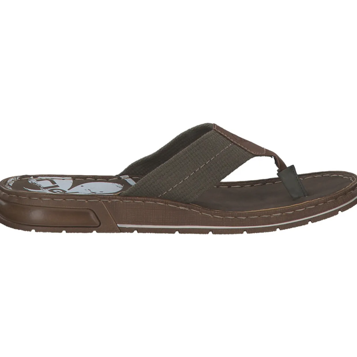 Rieker 21280, Zehentrenner, Herren, Olive