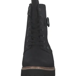 Rieker Z5723-00, Schnürstiefel, Damen, schwarz/schwarz