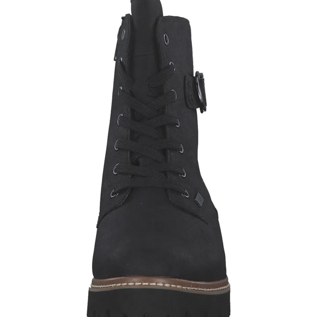 Rieker Z5723-00, Schnürstiefel, Damen, schwarz/schwarz