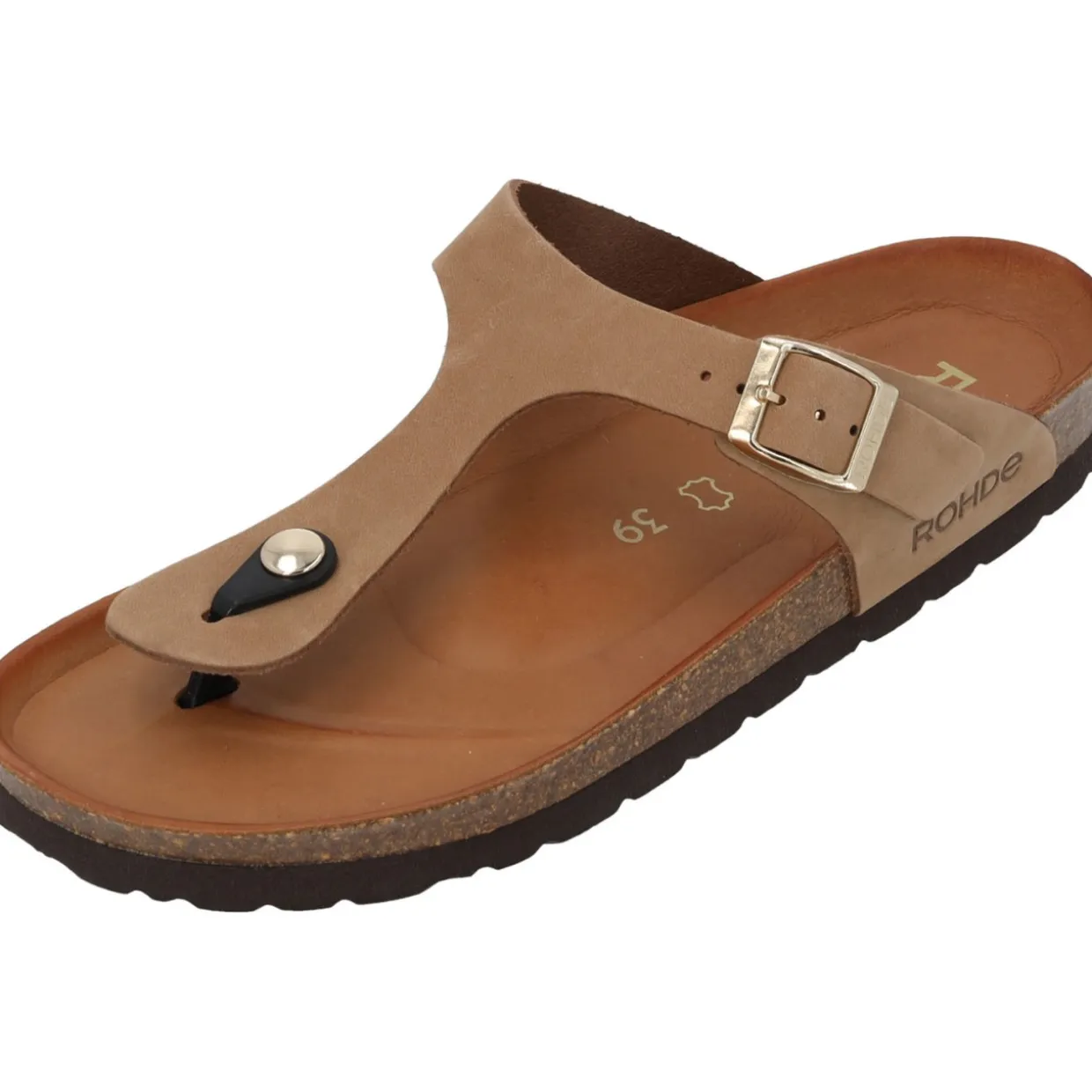 Rohde 5642, Hausschuhe & Pantoffeln, Damen, Beige
