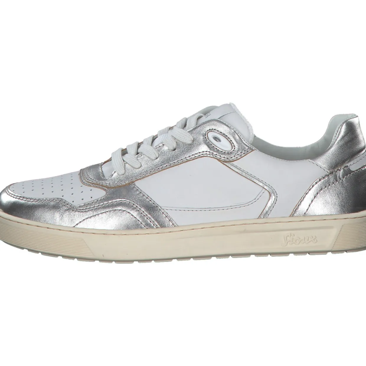Sioux Tedroso 6971, Schnürschuhe, Damen, platin/snow