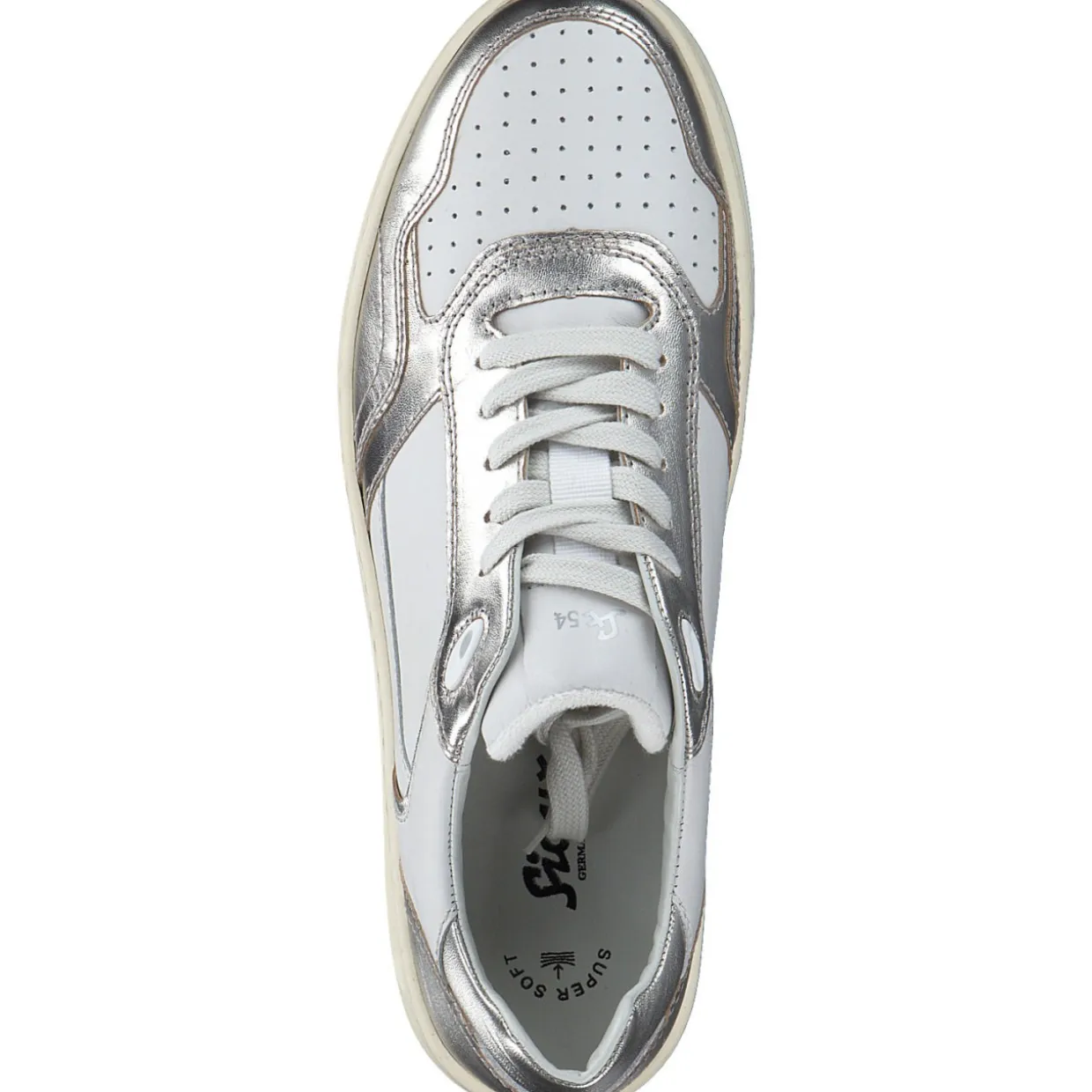 Sioux Tedroso 6971, Schnürschuhe, Damen, platin/snow