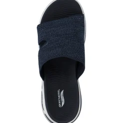 Skechers 140274, Plateau-Pantoletten, Damen, navy