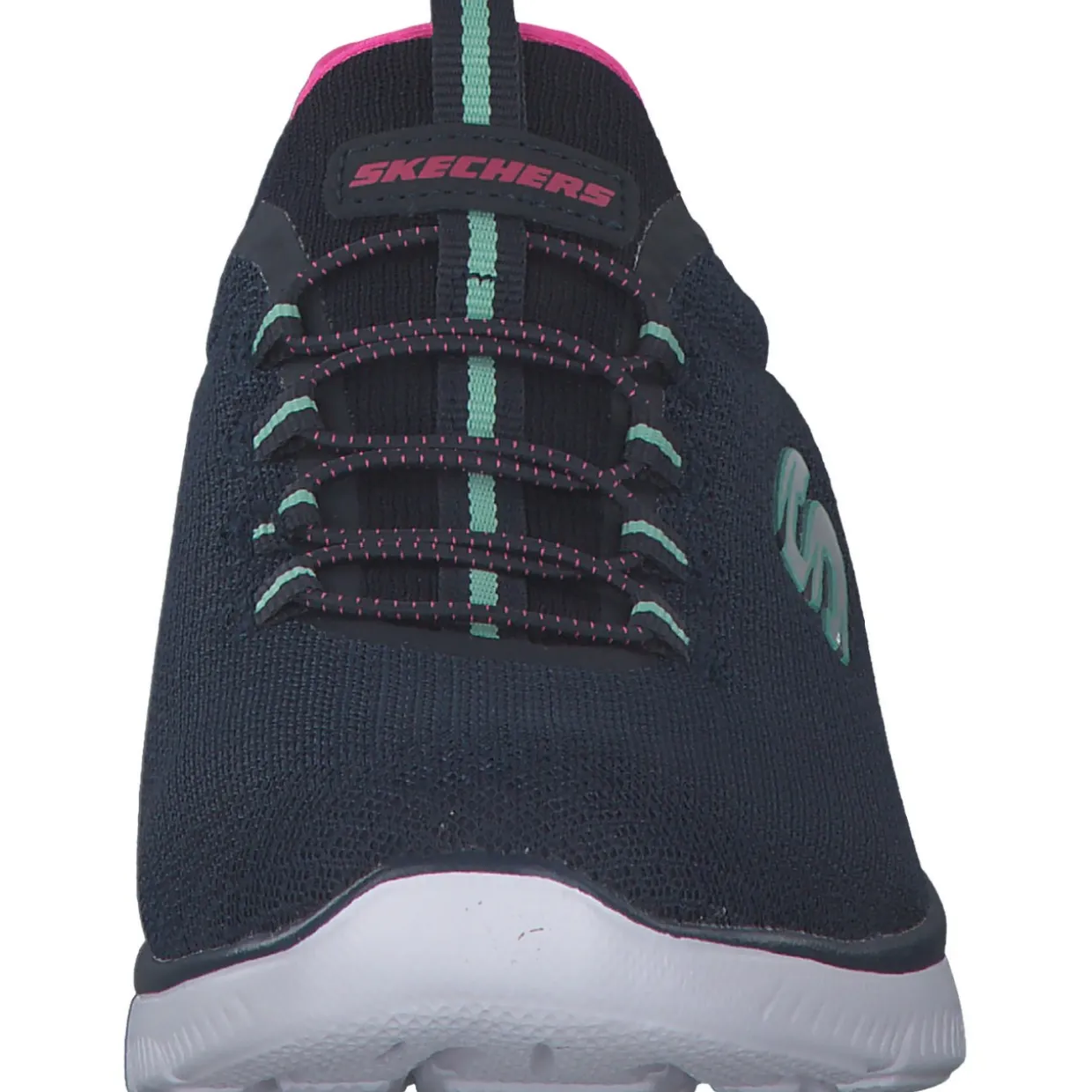 Skechers 12980, Sneakers Low, Damen, blau/pink